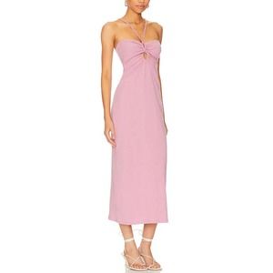 L*Space Ellery Midi Dress in Rose